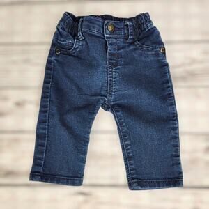 Made With Love By Place Baby Denim Jeans Size 0-3 Months Fall Winter Casual